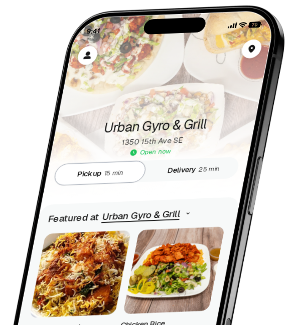 Urban Gyro & Grill app preview