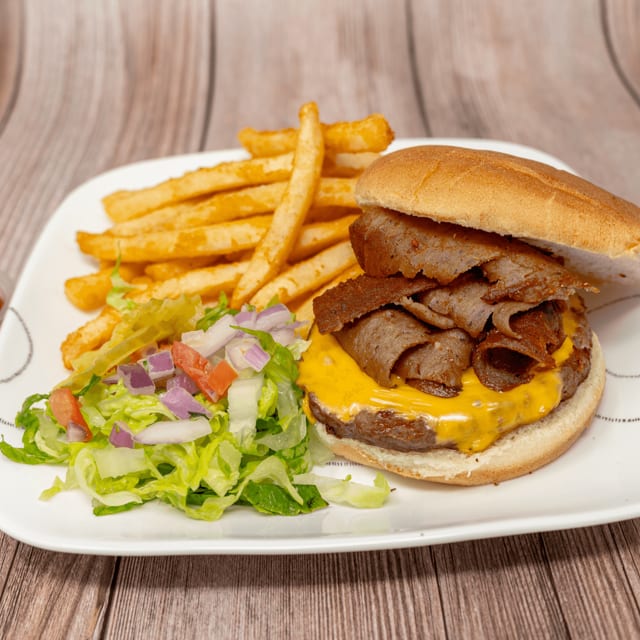 Cheeseburger W/French Fries.