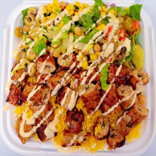 Kabob and Rice
