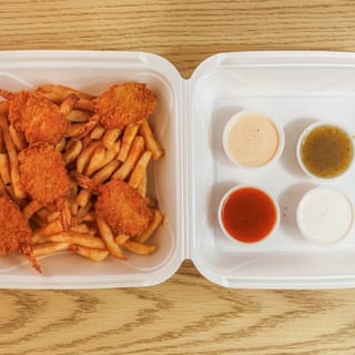 Fried Shrimp W/large French Fries
